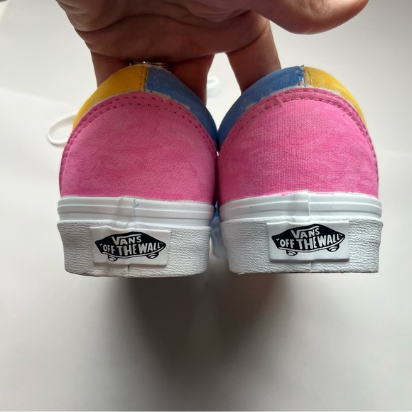 Vans Platform Custom Painted Sneakers Size 6 - Picture 6 of 9